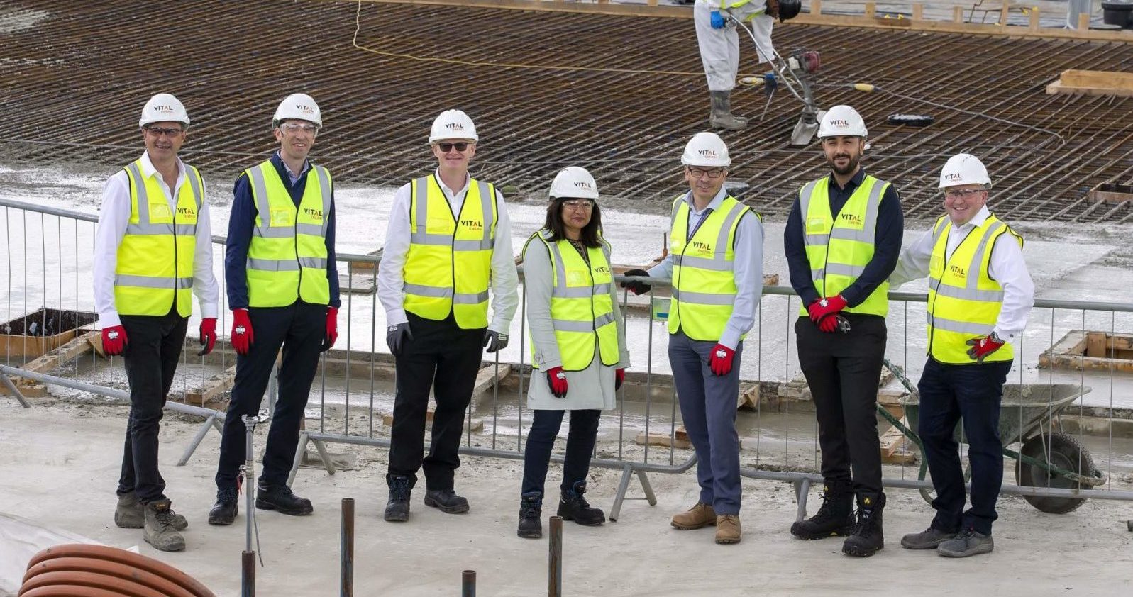 Energetik Technical Director, Ian Guest, London Deputy Mayor of Environment and Energy, Shirley Rodrigues, Enfield Council Chief Executive, Ian Davis, Enfield Councillor